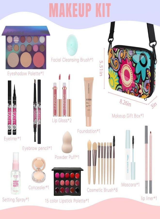 LAZORA Makeup Sets for Teens Makeup Kits for Teen Girls Travel Make up Kit Set for Girls Beginners Make up Set Gift Sets for Girl Teenagers - Image 2